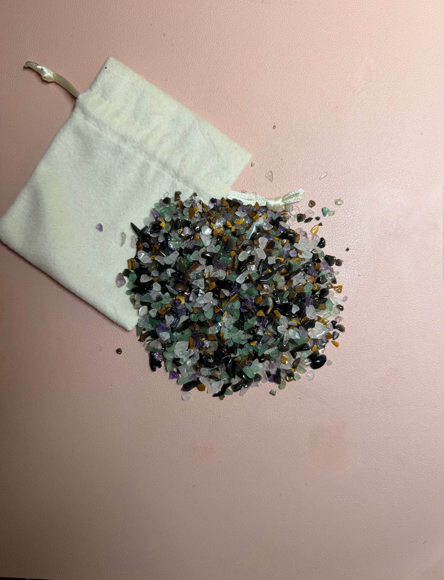 Crystal confetti chips