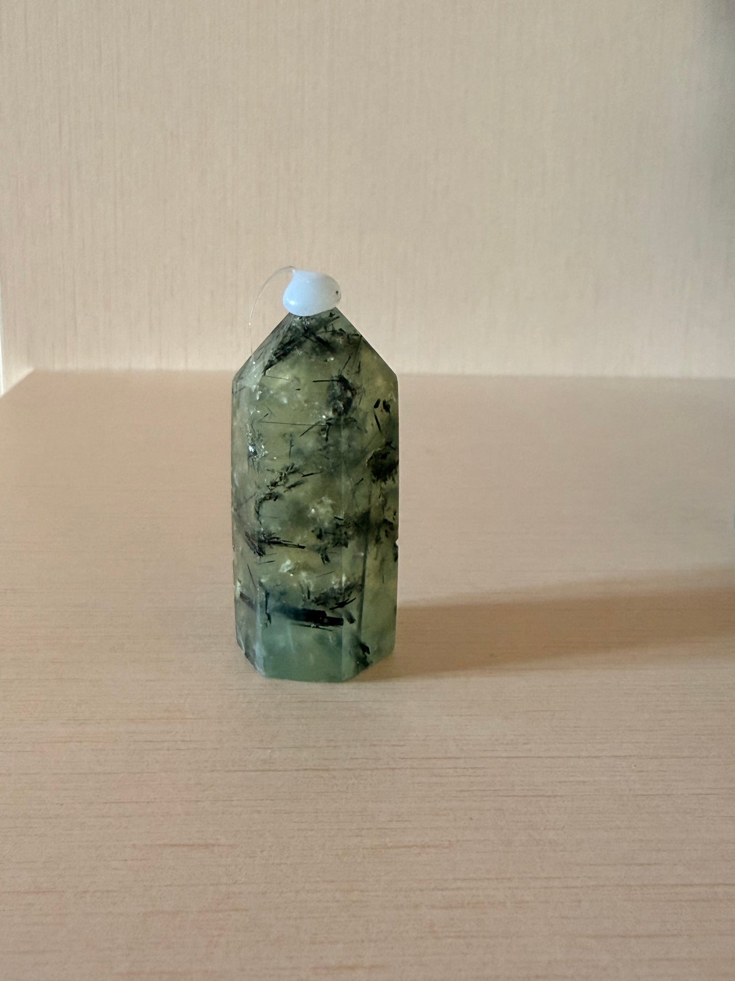 Punte di Prehnite con Epidoto