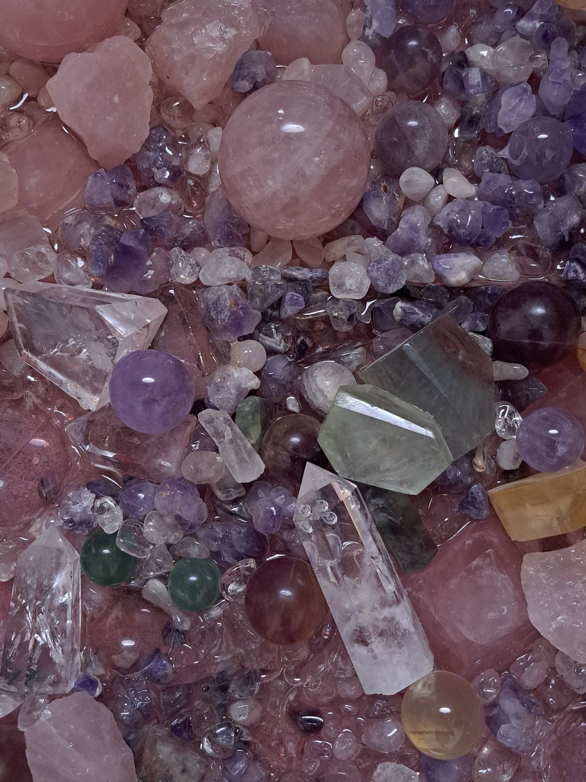Crystal confetti