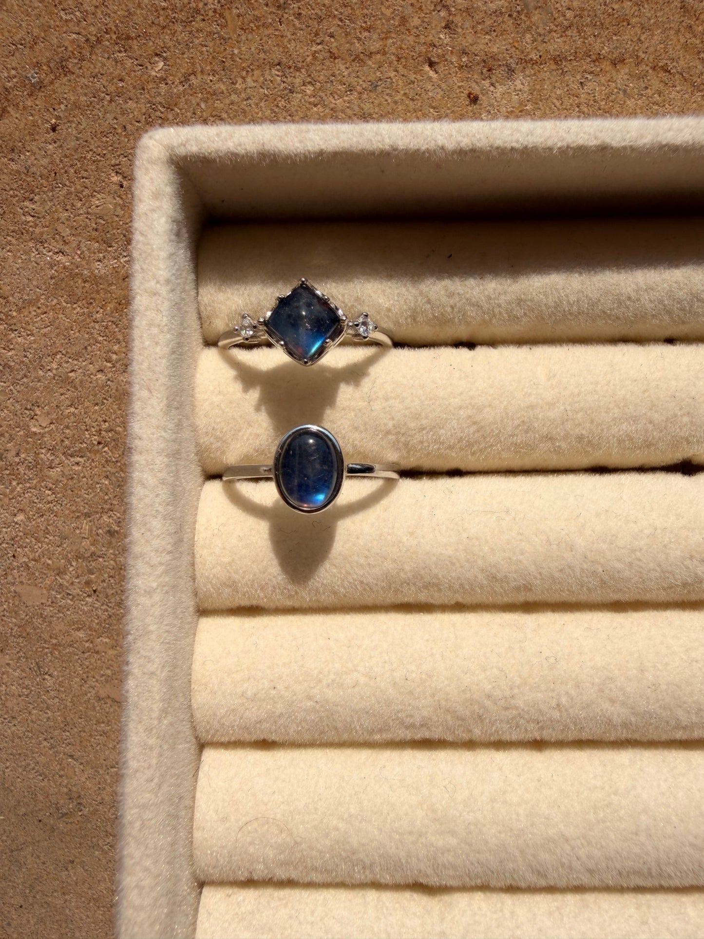 Anelli in labradorite argento 925