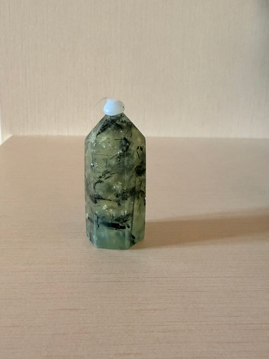Punte di Prehnite con Epidoto